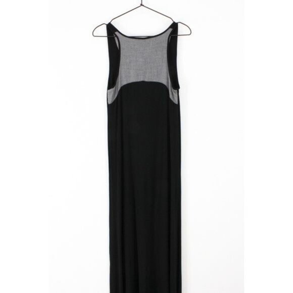 Vince Black & Grey Color Block Maxi Dress - Picture 4 of 6